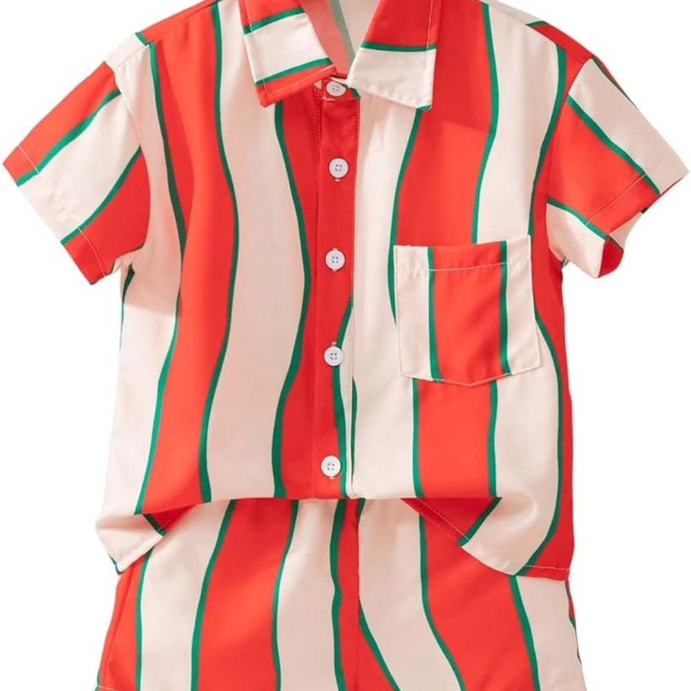 SHEIN Vibrant Striped Kids Set/Size 5